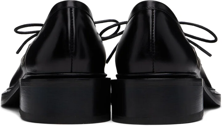 Nicole Saldaña Black Fabiana Eyelet Loafers - Image 2