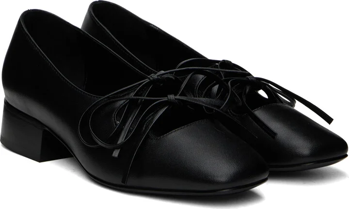Nicole Saldaña Black Isabel Ballerina Flats - Image 4
