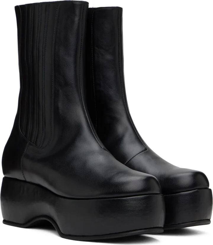 Nicole Saldaña Black Mia Boots - Image 4
