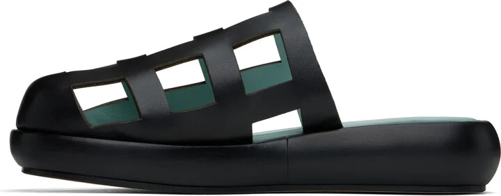 Nicole Saldaña Black Sammy Slippers - Image 3