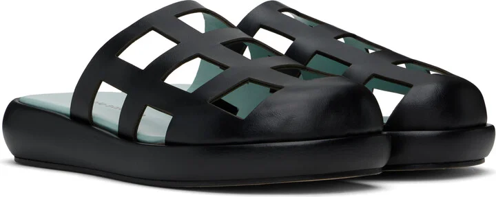 Nicole Saldaña Black Sammy Slippers - Image 4