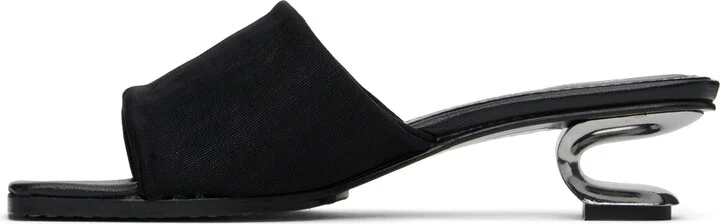 Nicole Saldaña Black Sarah Heeled Sandals - Image 3