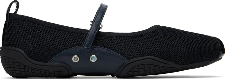 Nicole Saldaña Black Sophie Ballerina Flats