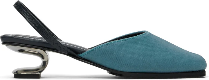 Nicole Saldaña Blue Syd Mesh Heels