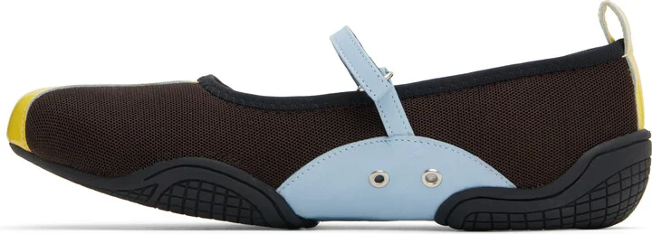 Nicole Saldaña Brown Sophie Ballerina Flats - Image 3