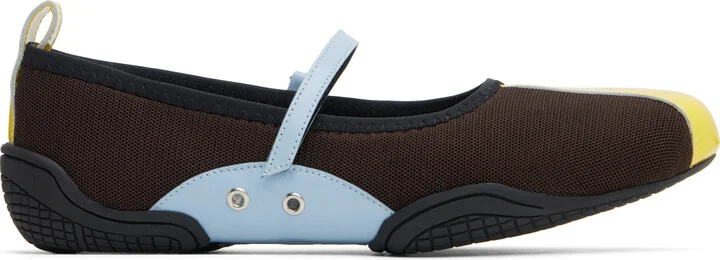 Nicole Saldaña Brown Sophie Ballerina Flats
