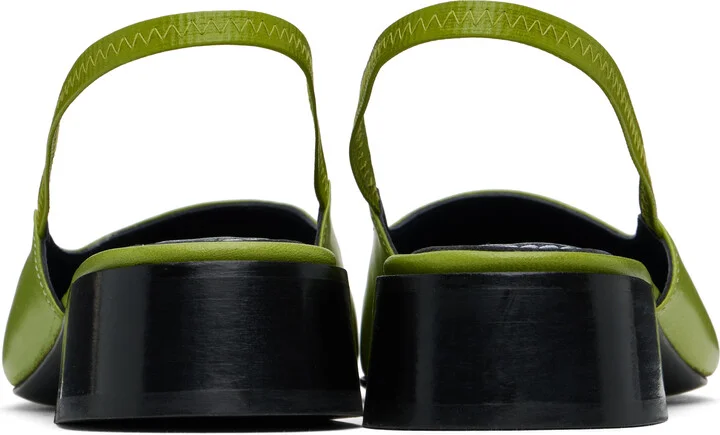 Nicole Saldaña Green Paz Heels - Image 2