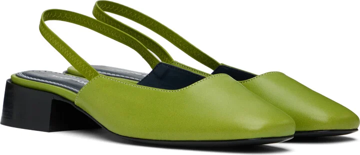 Nicole Saldaña Green Paz Heels - Image 4