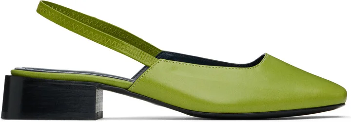 Nicole Saldaña Green Paz Heels