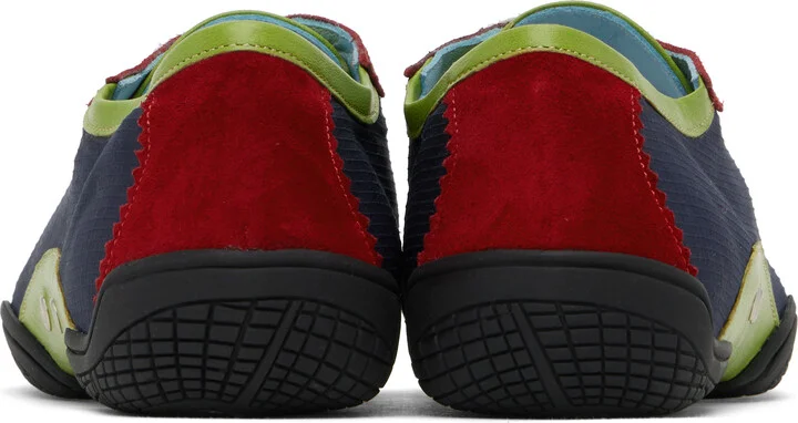 Nicole Saldaña Navy & Red Simone Sneakers - Image 2