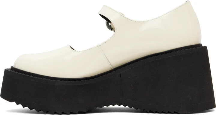 Nicole Saldaña Off-White Nina Heels - Image 3