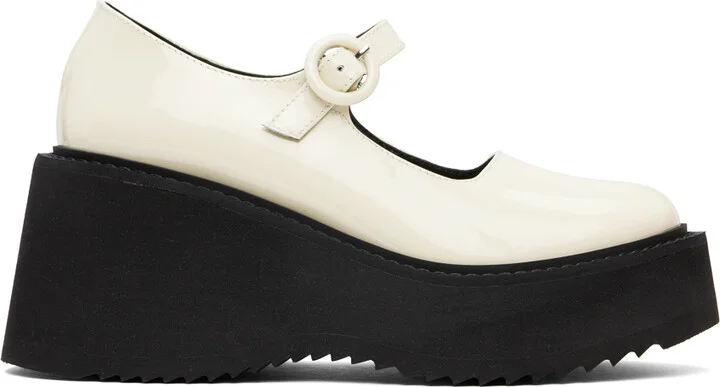 Nicole Saldaña Off-White Nina Heels
