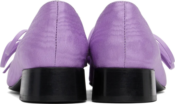 Nicole Saldaña Purple Isabel Ballerina Flats - Image 2