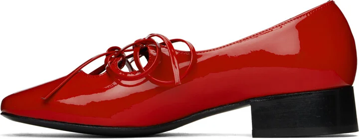 Nicole Saldaña Red Isabel Ballerina Flats - Image 3