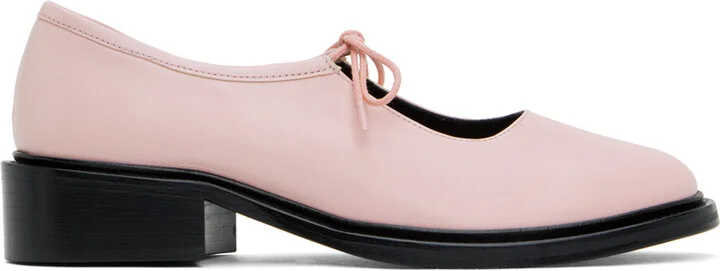 Nicole Saldaña SSENSE Exclusive Pink Fabiana Loafers