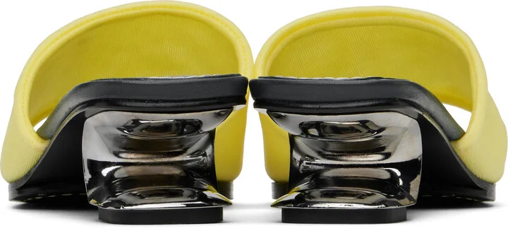 Nicole Saldaña Yellow Sarah Heeled Sandals - Image 2