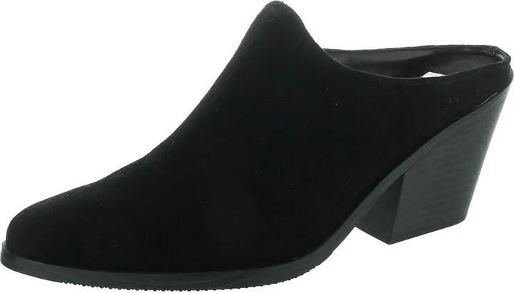 Nicole Womens Waterproof Suede Mules