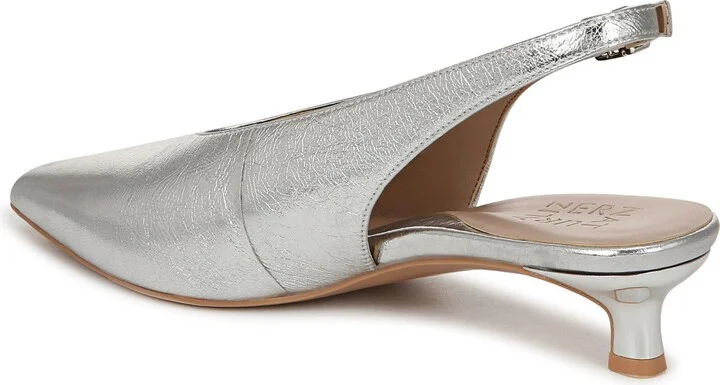 Nicolette Slingback Pointed Toe Kitten Heel Pump - Image 2