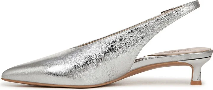 Nicolette Slingback Pointed Toe Kitten Heel Pump - Image 9