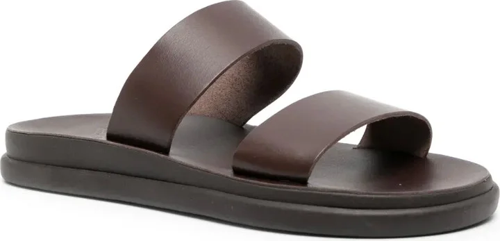 Nicos leather slides - Image 2