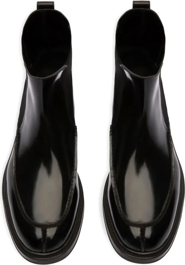 Nidro leather elastic-sided chelsea boots - Image 4