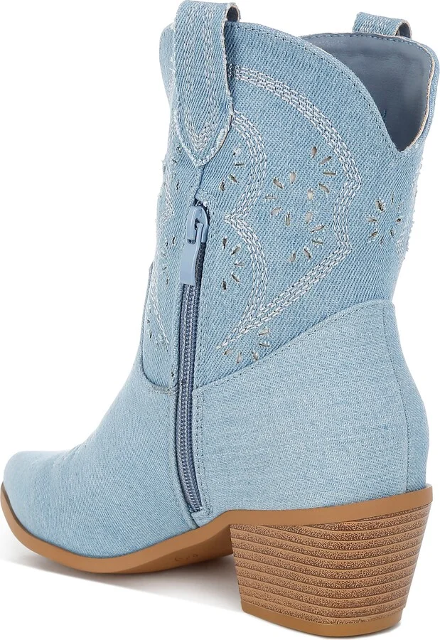 Nigara Cutout Western Bootie - Image 2