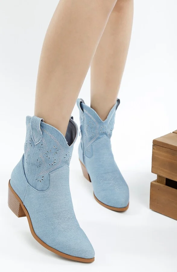 Nigara Cutout Western Bootie - Image 10