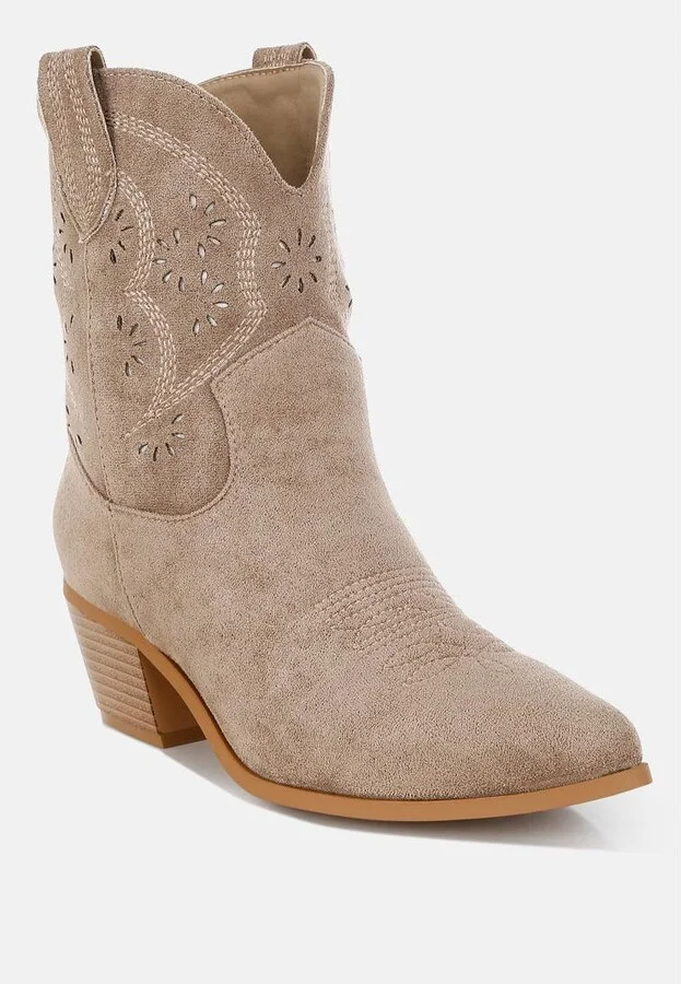 Nigel Cut Out Detail Cowboy Boots - Image 3