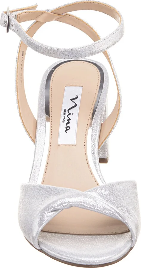 Nigella Glitter Ankle Wrap Sandal - Image 10