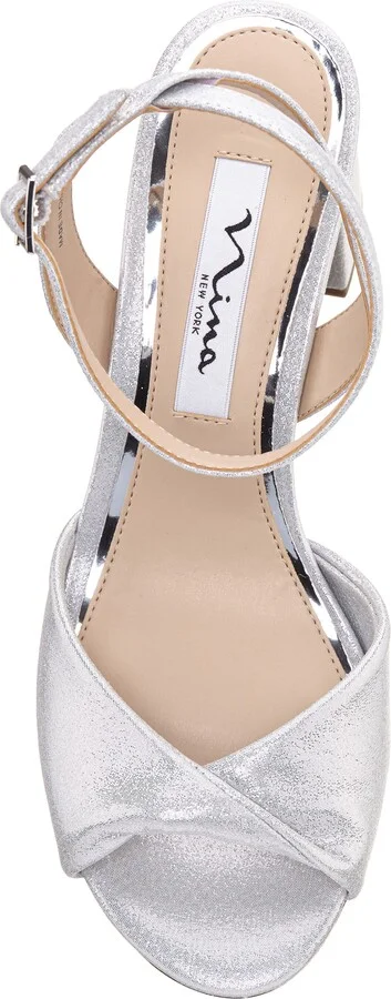 Nigella Glitter Ankle Wrap Sandal - Image 11