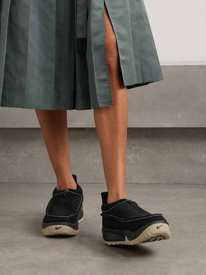 Nike - Acg Izy Rubber-trimmed Suede Sneakers - Black - Image 2