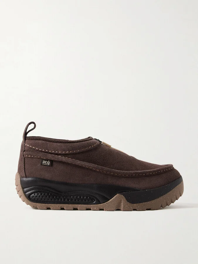 Nike - Acg Izy Rubber-trimmed Suede Sneakers - Pink
