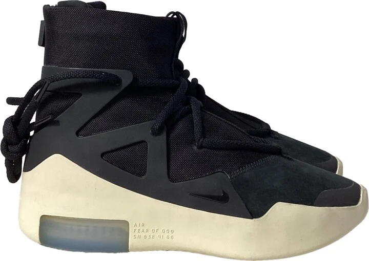 Nike Air Fear Of God 1 Sneakers in Black Polyester