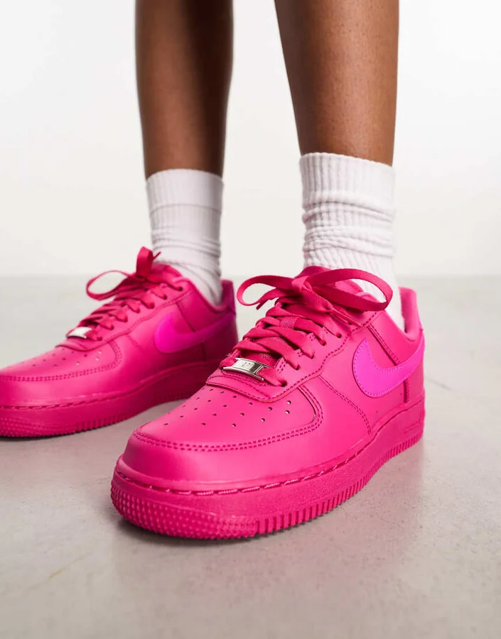 Nike Air Force 1 '07 sneakers in fierce pink - Image 3