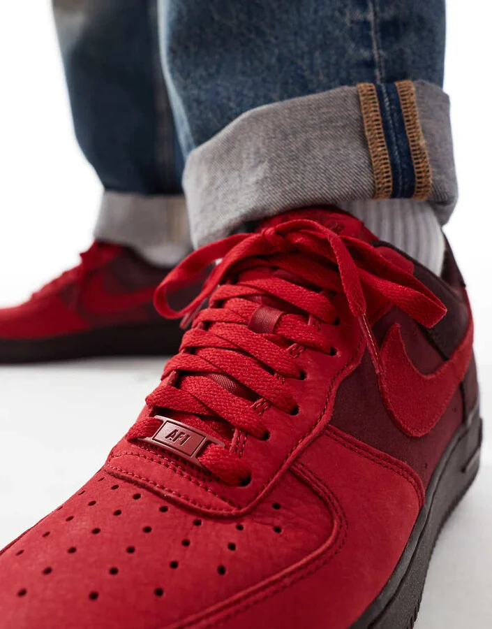 Nike Air Force 1 '07 sneakers in red - Image 3