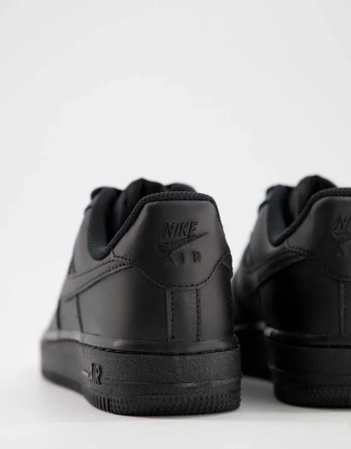 Nike Air Force 1 '07 sneakers in triple black - Image 2