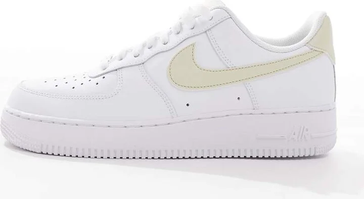Nike Air Force 1 '07 sneakers in white and beige - Image 2