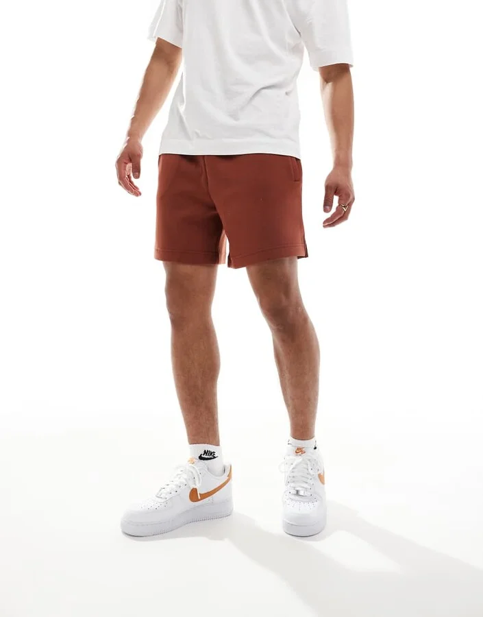 Nike Air Force 1 '07 sneakers in white and brown - Image 3