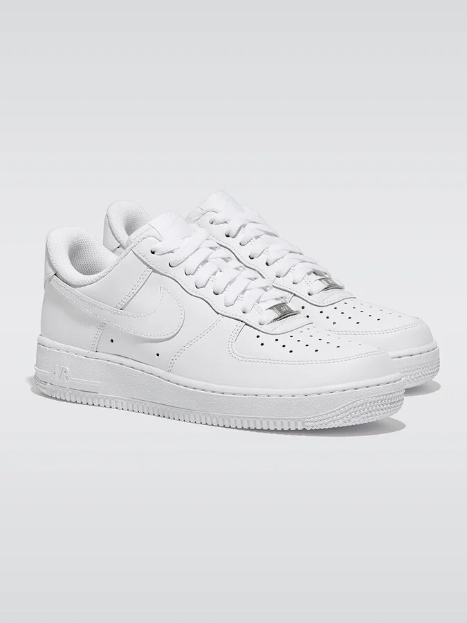 Nike Air Force 1 '07 - White-White - Image 2