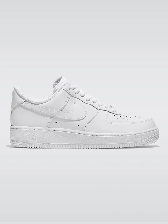 Nike Air Force 1 '07 - White-White - Image 3