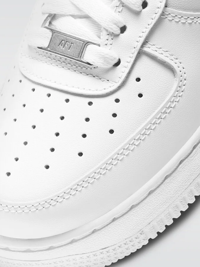 Nike Air Force 1 '07 - White-White - Image 6