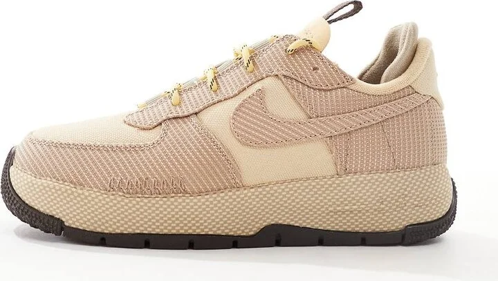 Nike Air Force 1 Wild sneakers in brown - Image 2
