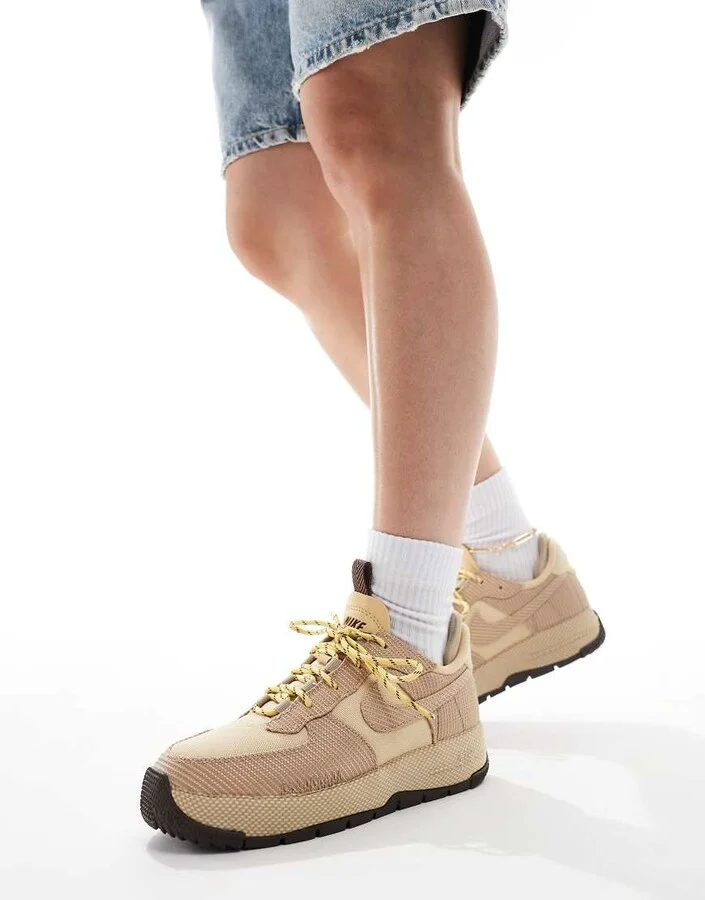 Nike Air Force 1 Wild sneakers in brown