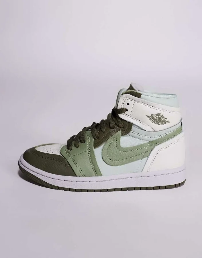 Nike Air Jordan 1 High Method of Make sneakers in green - Image 2