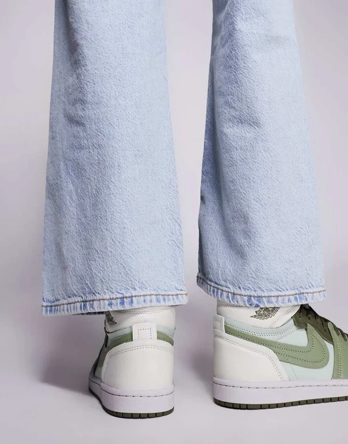 Nike Air Jordan 1 High Method of Make sneakers in green - Image 4