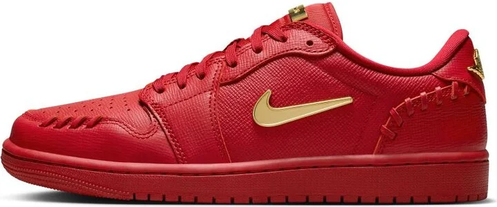 Nike Air Jordan 1 Low sneakers red and gold