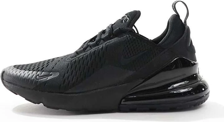 Nike Air Max 270 men's sneakers in triple black - Image 2