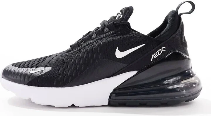Nike Air Max 270 sneakers in black and white - Image 2
