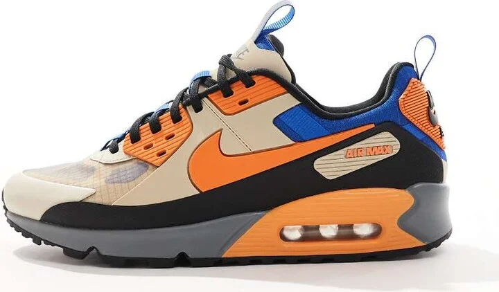 Nike Air Max 90 Drift sneakers in beige and orange - Image 2