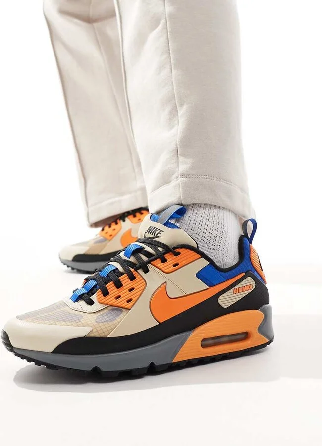 Nike Air Max 90 Drift sneakers in beige and orange